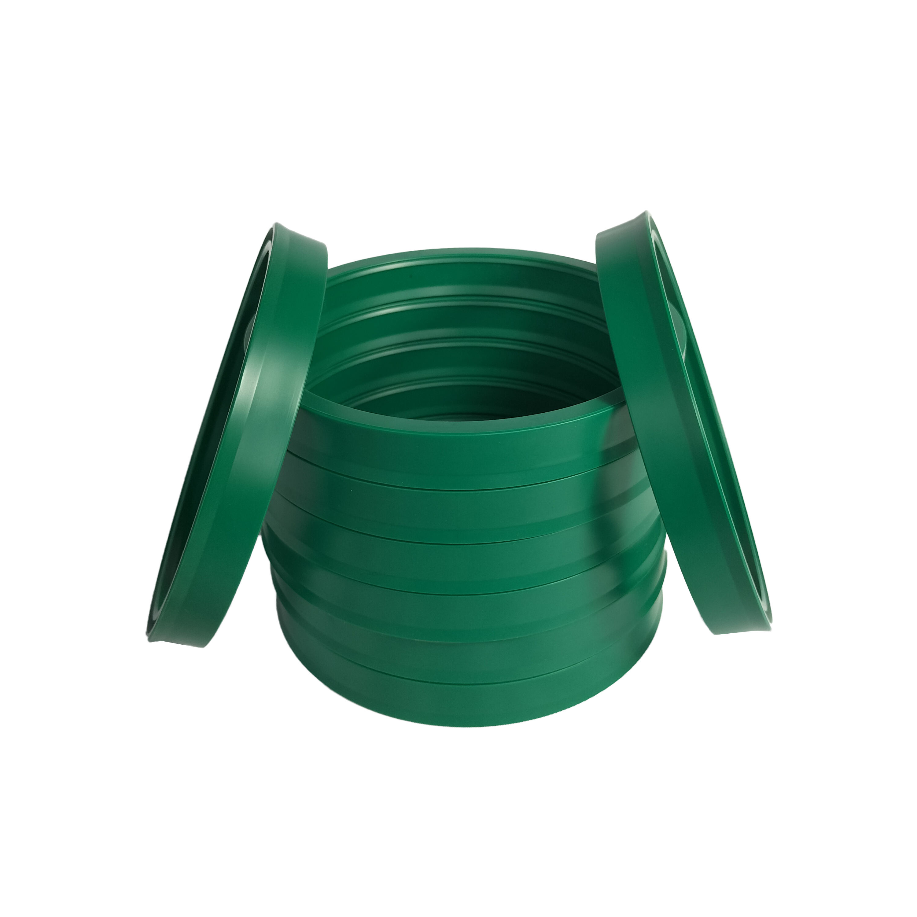 Hochwertige grüne IDU-Kolbenstangendichtungen aus TPU-Material mit doppelter Lippe für Hydraulikzylinder