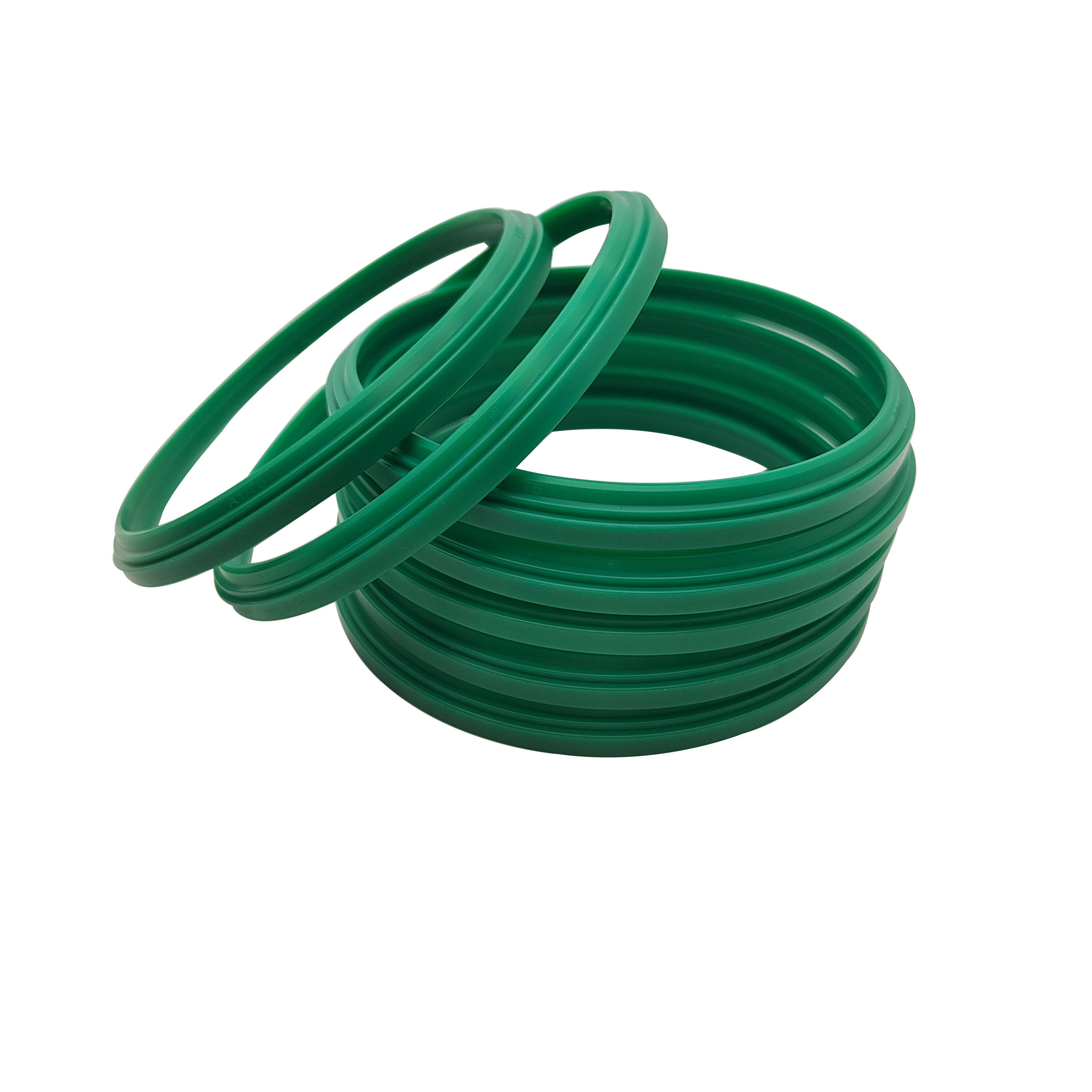 Guarnizione idraulica di vendita calda in materiale PUR verde tipo A1 guarnizioni tergicristallo con guarnizione antipolvere a doppio gradino