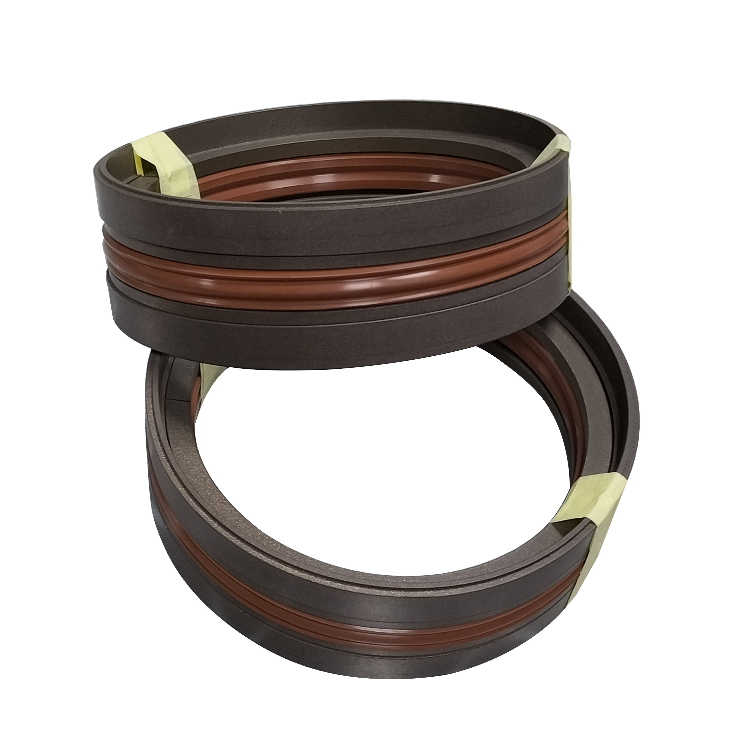 combinazione di applicazioni guarnizione a doppio effetto materiale PTFE guarnizione del pistone del cilindro idraulico GDKK