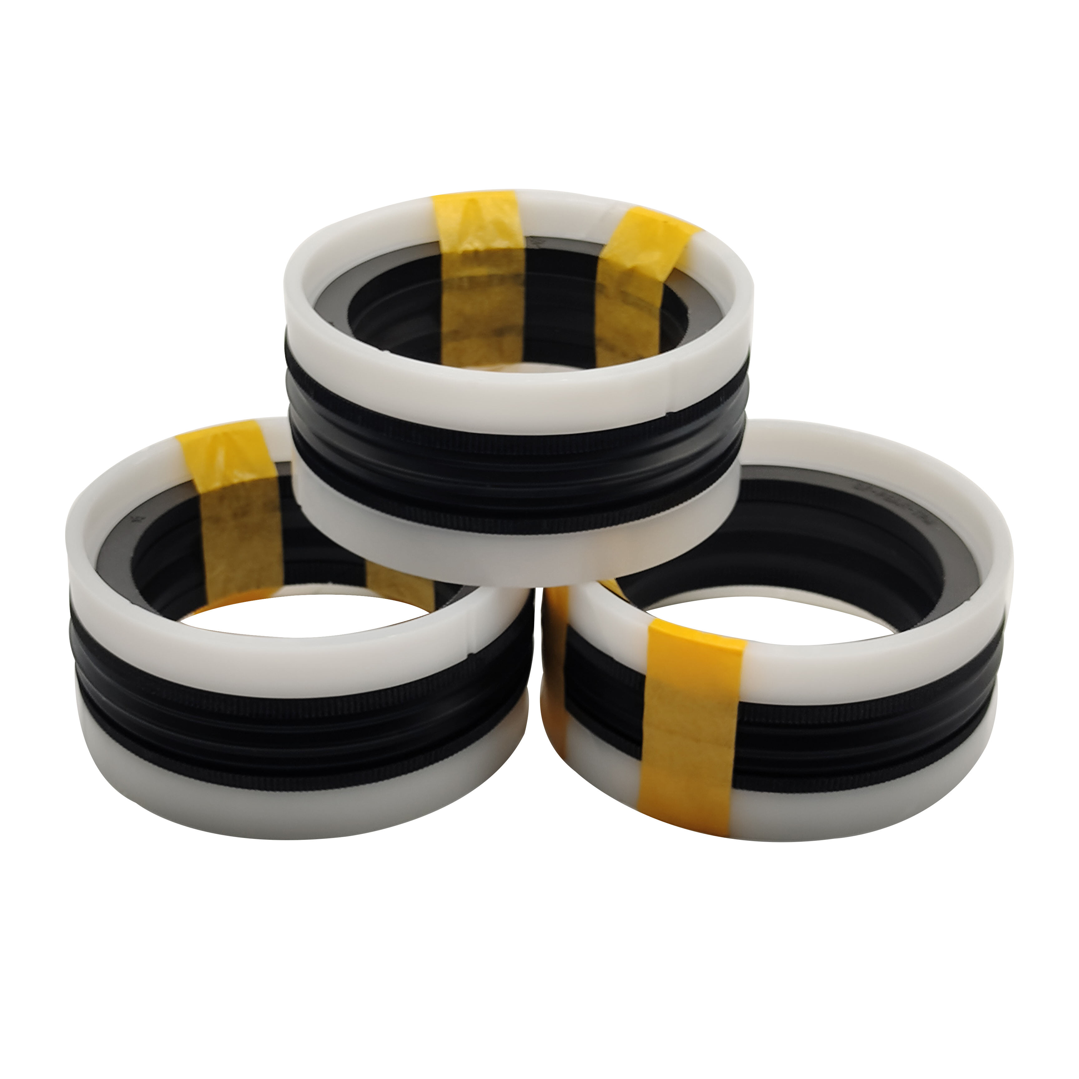 Guarnizione pistone doppio effetto GNS GSD H754 PSO PSQ C341 PTFE +O ring