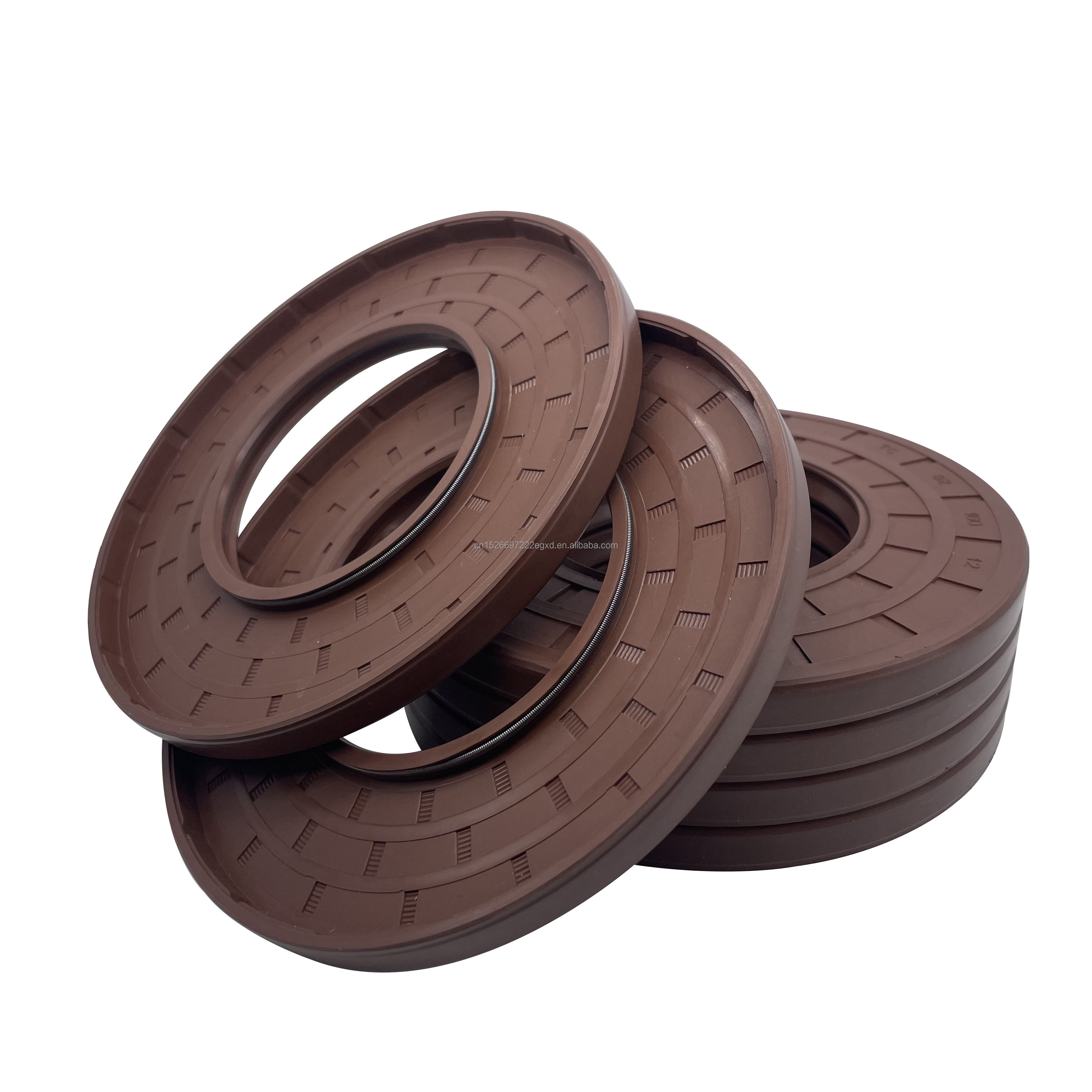 Anello di tenuta meccanica con struttura in gomma fluorurata TC paraolio resistente alle alte temperature con struttura in metallo