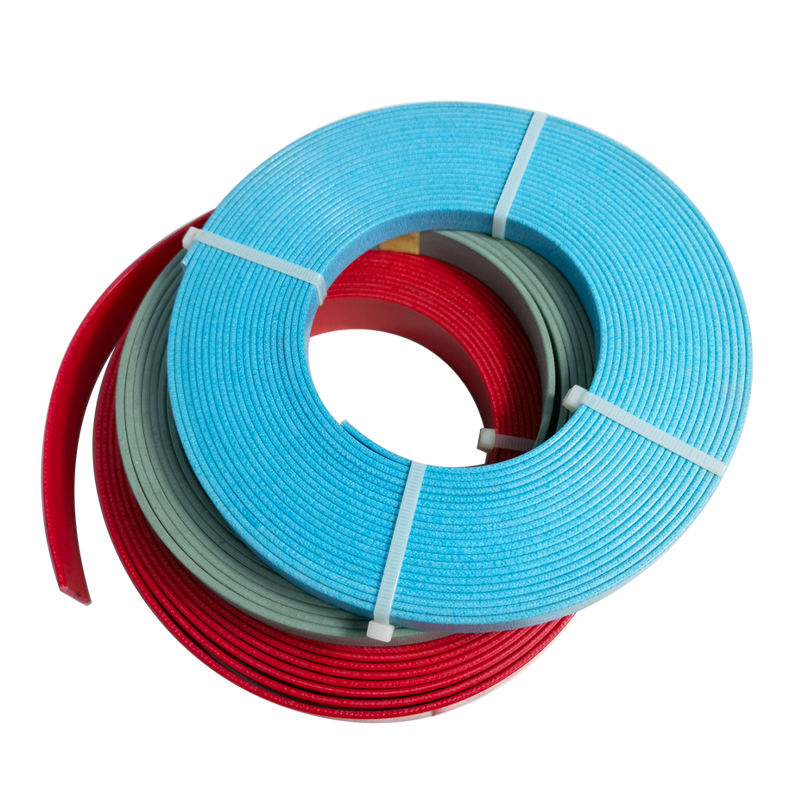 Anelli usura cilindro idraulico in tela laminata fenolica. Anelli di supporto in tela laminata in resina blu 5.6/9.7/15/20/25/30