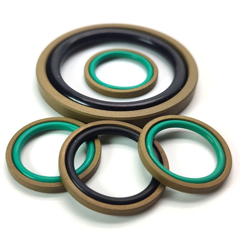 Guarnizioni per stelo in PTFE per cilindri idraulici. Guarnizioni per alberi di tipo OD