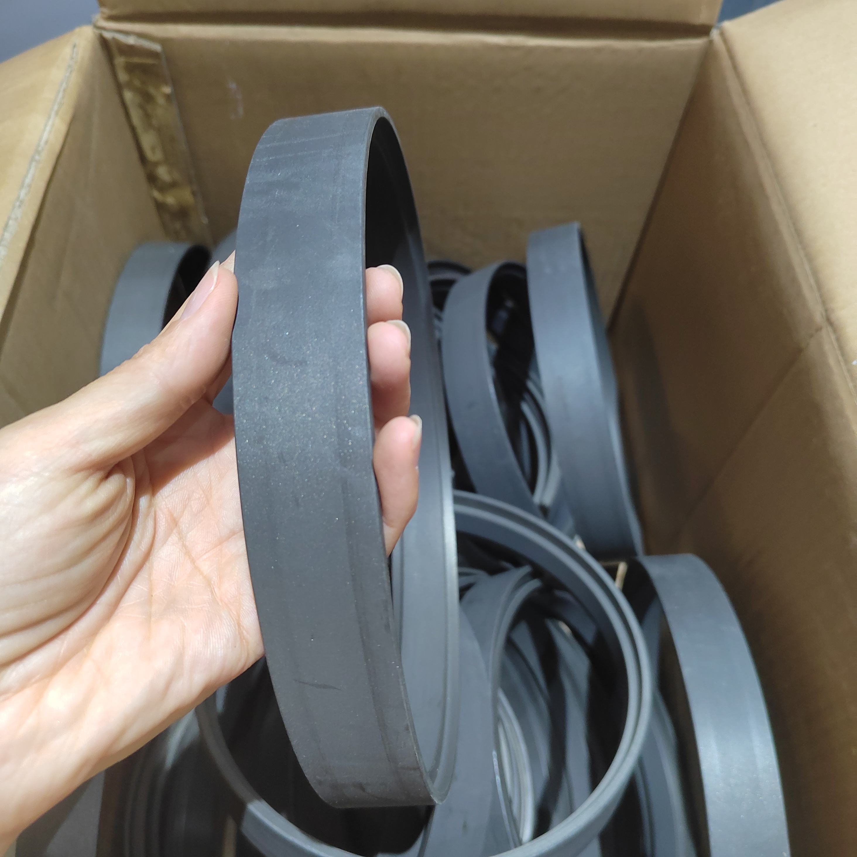 Anello di guida tipo T con supporto per cilindro idraulico in polvere di rame PTFE + 40%.