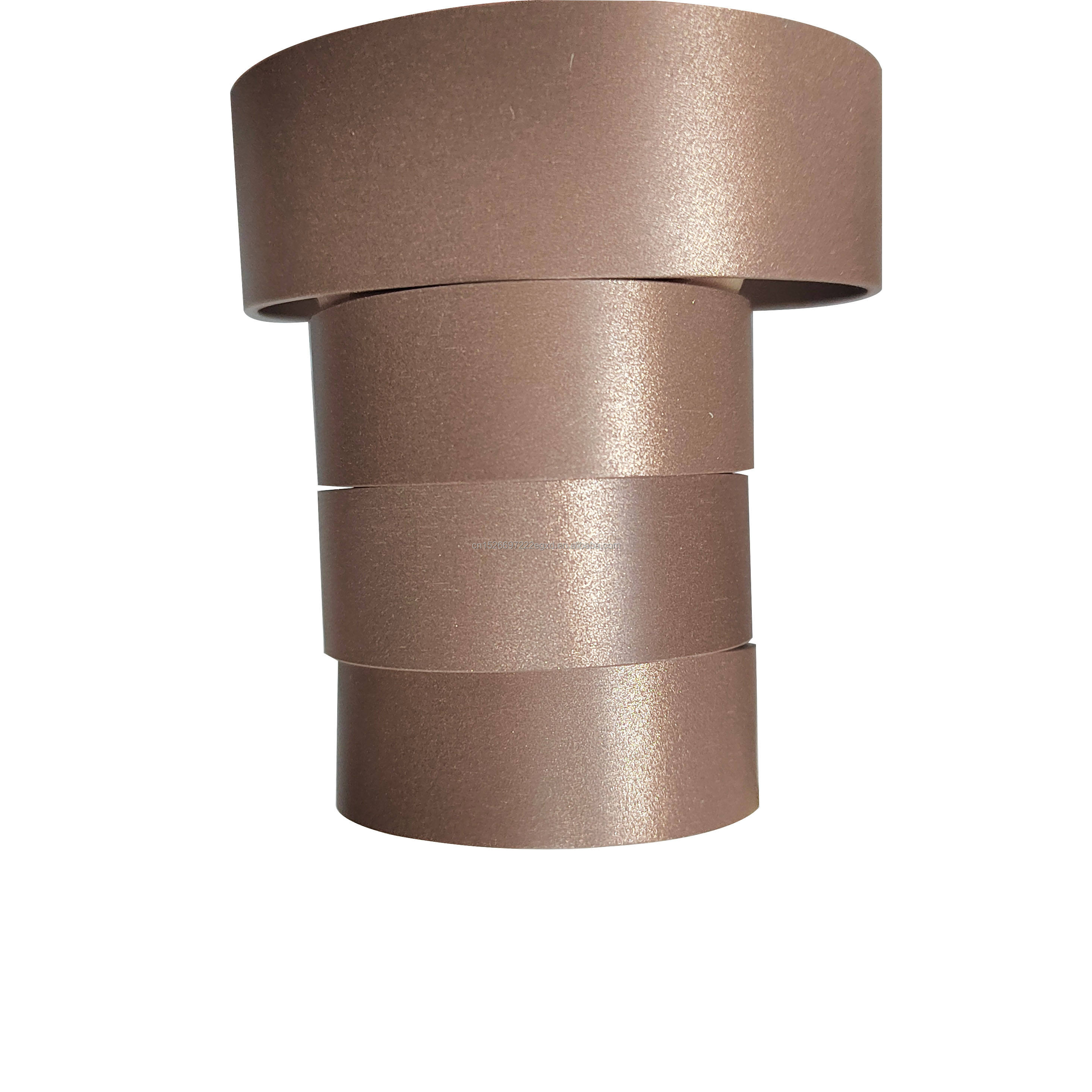 Nastro guida in PTFE + 40% riempito di bronzo Nastro guida in tessuto fenolico POM con guarnizione ad anello in PTFE per cilindro idraulico